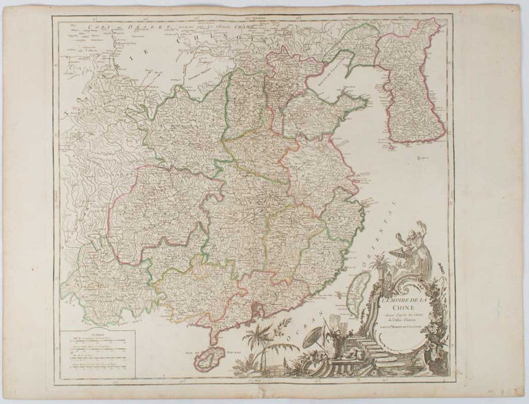 Stock ID #177606 L'Empire de La Chine dressé d'après les cartes de l'Atlas Chinois. ROBERT DE VAUGONDY.