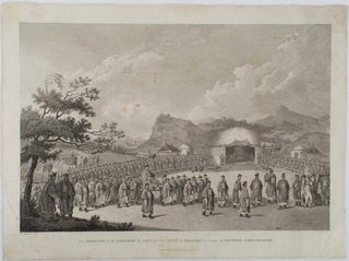 Stock ID #177644 The Approach of the Emperor of China to his tent in Tartary, to receive the...
