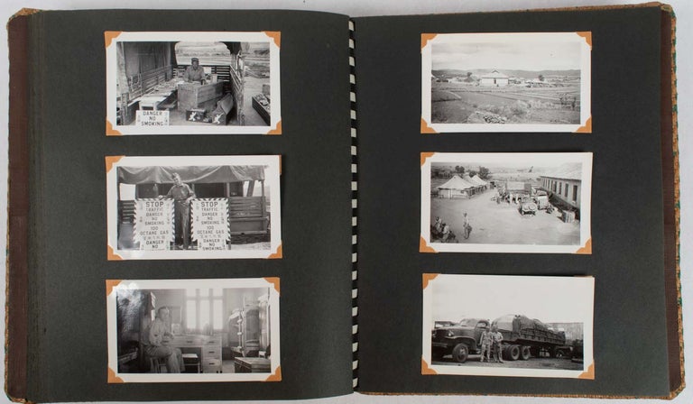 Stock ID #177650 [China Burma Road Photograph Album]. US SERVICEMAN'S WWII BURMA ROAD PHOTOGRAPH ALBUM.