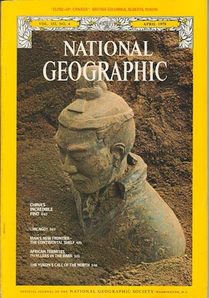Stock ID #177701 National Geographic. Volume 153. No. 4. AUDREY TOPPING, LUIS MARDEN