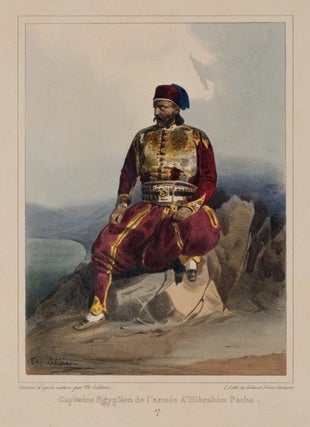 Stock ID #177864 Capitaine Egyptien de l'Armee d'Hibrahim Pacha. THÉODORE LE BLANC