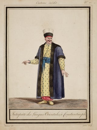 Stock ID #177882 Interprète des langues Orientales à Constantinople. MANZONI, GEORGES-JACQUES...