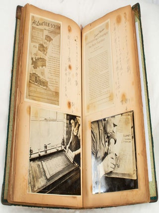 星野印版工業スクラップブック. 2巻 [Hoshino Inban Kogyo sukurappu bukku. 2-kan]. [Scrap Book of Standard Rubber Type Co. Ltd. 2 volumes].
