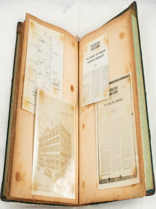 星野印版工業スクラップブック. 2巻 [Hoshino Inban Kogyo sukurappu bukku. 2-kan]. [Scrap Book of Standard Rubber Type Co. Ltd. 2 volumes].