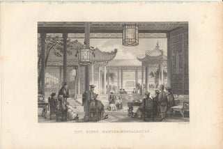 Stock ID #178278 Hof eines Mandarinenpalastes [Courtyard of a Mandarin Palace]. CHINA -...