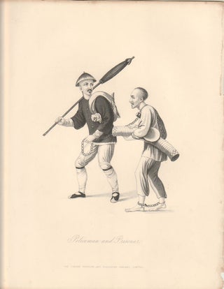 Stock ID #178389 Policeman and Prisoner. CHINA - PUNISHMENTS. ANTIQUE PRINT, GEORGE HENRY MASON,...