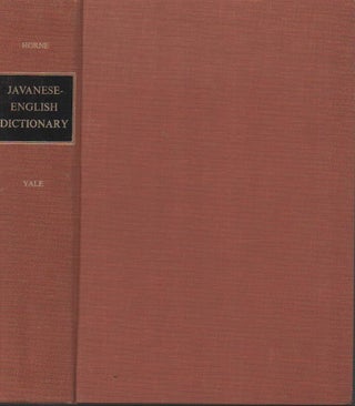 Stock ID #178593 Javanese-English Dictionary. ELINOR CLARK HORNE