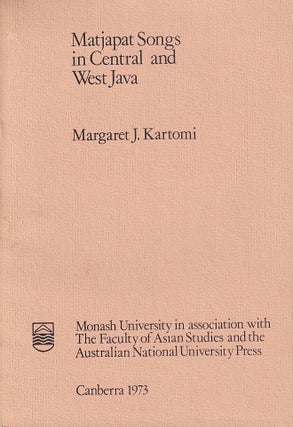 Stock ID #178700 Matjapat Songs in Central and West Java. MARGARET J. KARTOMI
