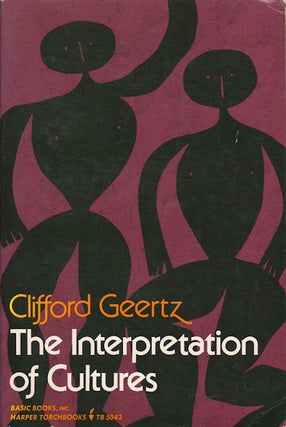 Stock ID #178743 The Interpretation of Cultures. CLIFFORD GEERTZ