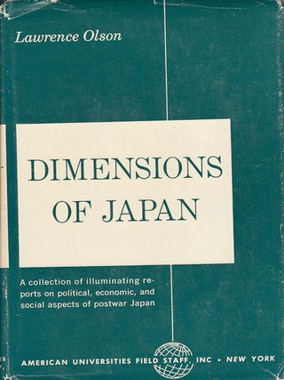 Stock ID #178763 Dimensions of Japan. A Collection of Illuminating reports on Political,...