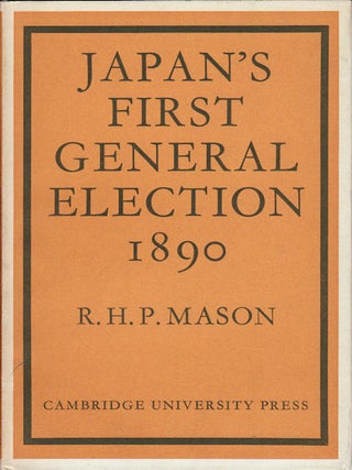 Stock ID #178772 Japan's First General Election 1890. R. H P. MASON