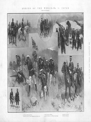 Stock ID #178991 Armies of the World. No. 1. : Japan. JAPAN - ANTIQUE PRINT, HERMANUS WILLEM...