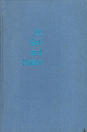 Stock ID #179123 Of Self and Nation. Autobiography and the Representation of Modern Indonesia. C....