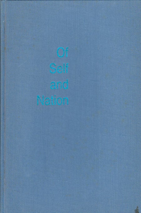 Stock ID #179123 Of Self and Nation. Autobiography and the Representation of Modern Indonesia. C. W. WATSON.