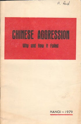 Stock ID #179210 Chinese Aggression. Why and How It Failed. J. THOROVAL