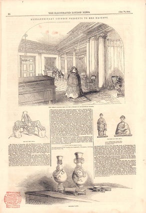 Stock ID #179265 Extraordinary Chinese Presents to Her Majesty. [Caption Title]. CHINA - ANTIQUE...