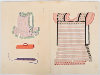 Stock ID #179517 冕服図帖下.付録. [Benpuku zuchō. Ge. Furoku]. [Catalogue of...