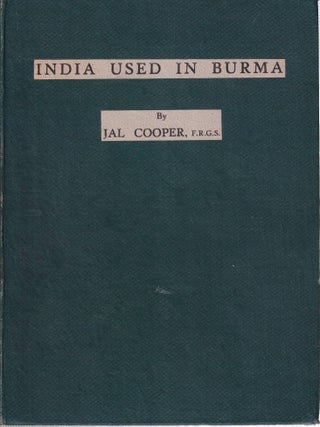 Stock ID #179545 India Used in Burma. JAL COOPER