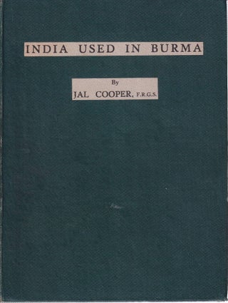Stock ID #179545 India Used in Burma. JAL COOPER