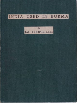 Stock ID #179545 India Used in Burma. JAL COOPER