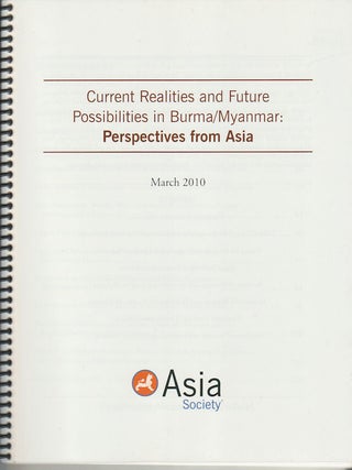 Stock ID #180097 Current Realities and Future Possibilities in Burma/Myanmar: Perspectives from...