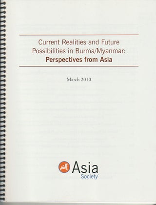 Stock ID #180097 Current Realities and Future Possibilities in Burma/Myanmar: Perspectives from...