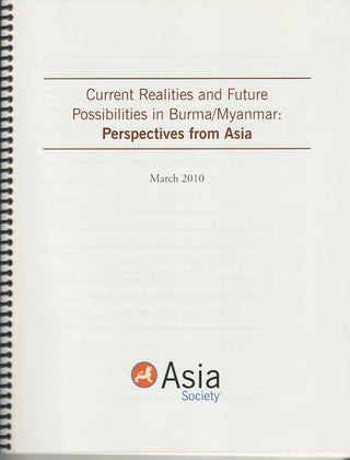 Stock ID #180097 Current Realities and Future Possibilities in Burma/Myanmar: Perspectives from...