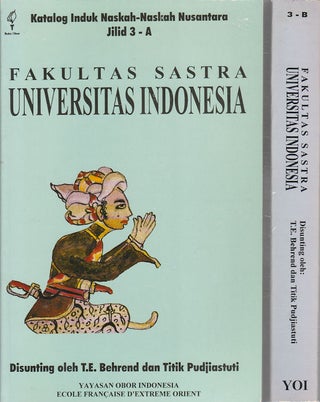 Stock ID #180116 Fakultas Sastra. Universitas Indonesia. Volume I AND Volume II. T. E. AND TITIK...