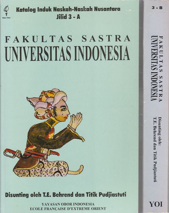 Stock ID #180116 Fakultas Sastra. Universitas Indonesia. Volume I AND Volume II. T. E. AND TITIK PUDJIASTUTI BEHREND.