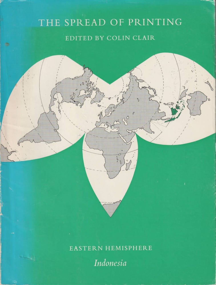 Stock ID #180407 The Spread of Printing. Eastern Hemisphere. Indonesia. COLIN CLAIR.