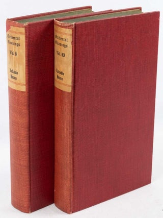 Stock ID #180585 Occidental Gleanings: Sketches and Essays now first collected by Albert Mordell....