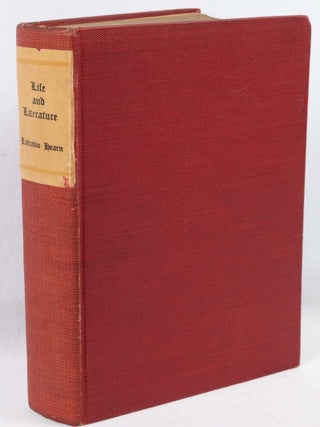 Stock ID #180619 Life and Literature. Selected and edited with an introduction by John Erskine....