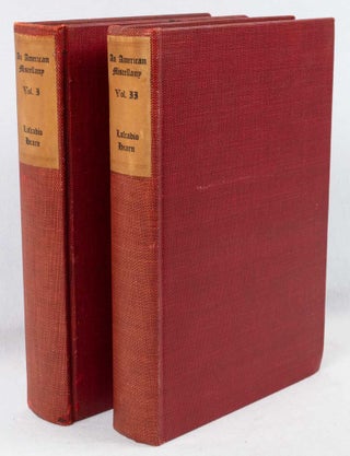Stock ID #180631 An American Miscellany: Articles and Stories Now First Collected by Albert...