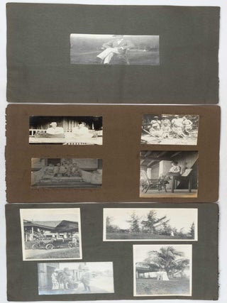 Original Photographs of British Colonials and Local Malays on Bukit Hitam Rubber Plantation.