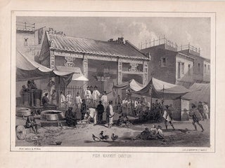 Stock ID #182054 Fish Market Canton. W. HEINE, SARONY, CO, ARTIST, LITHOGRAPHERS