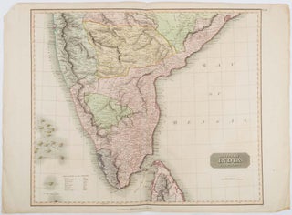 Stock ID #185242 British India, Southern Part. INDIA - MAP, SAMUEL JOHN NEELE, ENGRAVER