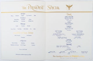 Asie. The President Special Pan American Menu.