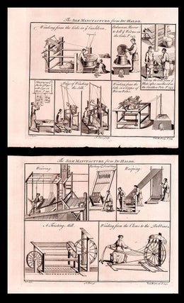 Stock ID #199414 The Silk Manufacture from Du Halde. (caption title). CHINA - SILK TRADE -...