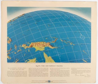 Five WWII Bird's-eye View Maps including the Pacific and Southeast Asia.
