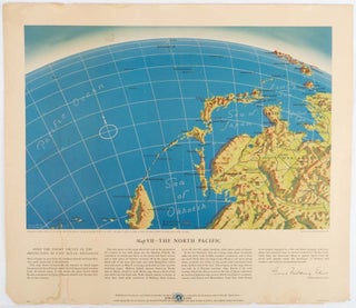 Five WWII Bird's-eye View Maps including the Pacific and Southeast Asia.