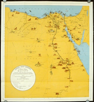 Stock ID #206788 Welcome to Egypt U. A. R. EGYPT - TOURIST MAP, K. KANIEL