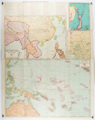 China Burma India War Sector, etc. Chronology of Important War Events since December 7, 1941. WORLD WAR II MAPS.
