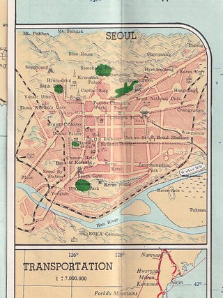 Tourist Map of Korea.