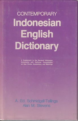 Stock ID #212805 Contemporary Indonesian-English Dictionary. ALAN M. AND A. ED....