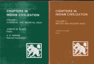 Stock ID #213132 Chapters in Indian Civilization. 2 Volumes. Volume 1: Classical and Medieval...