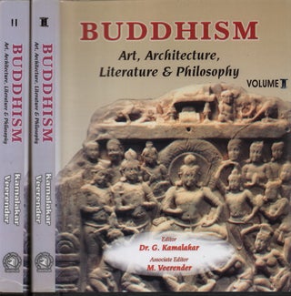Stock ID #213204 Buddhism. Art, Architecture, Literature & Philosophy. 2 Volumes. DR. G. KAMALAKAR