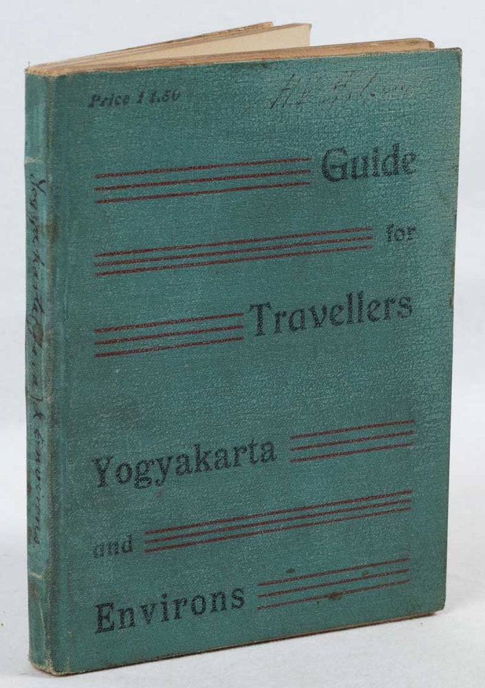 Stock ID #213251 Guide for Travellers. Yogyakarta and Environs. I. GRONEMAN.