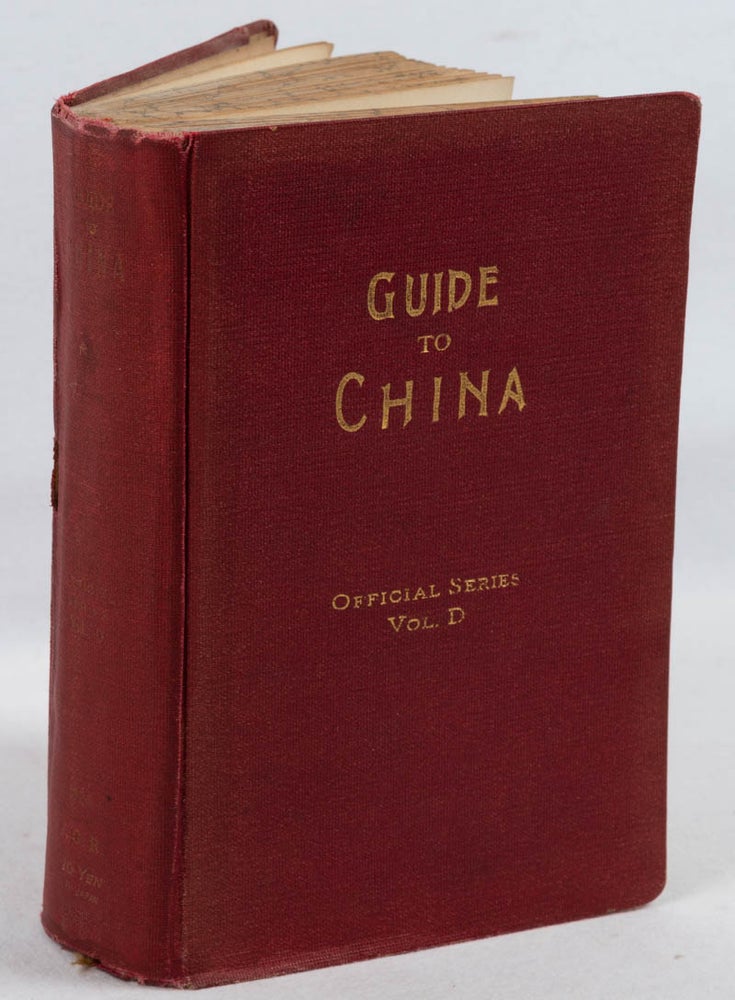 Stock ID #213425 Guide to China With Land and Sea Routes Between the American and European Continents. JAPANESE GOVERNMENT RAILWAYS.