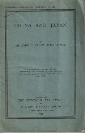 Stock ID #213578 China and Japan. JOHN T. PRATT