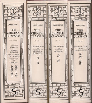 Stock ID #213678 The Chinese Classics with a translation, critical and exegetical notes,...
